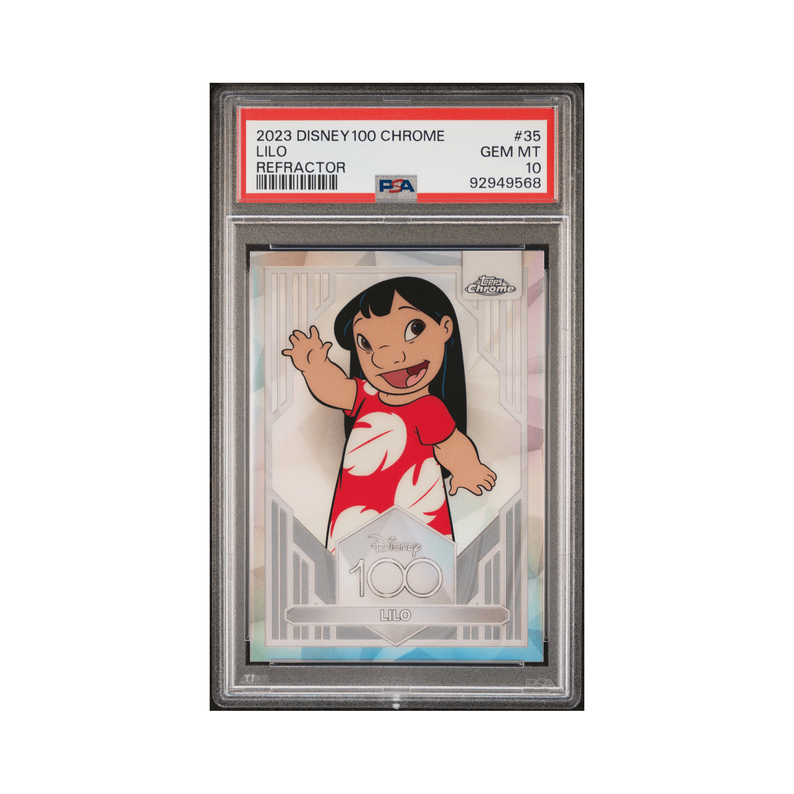 2023 TOPPS CHROME DISNEY100 #35 LILO REFRACTOR