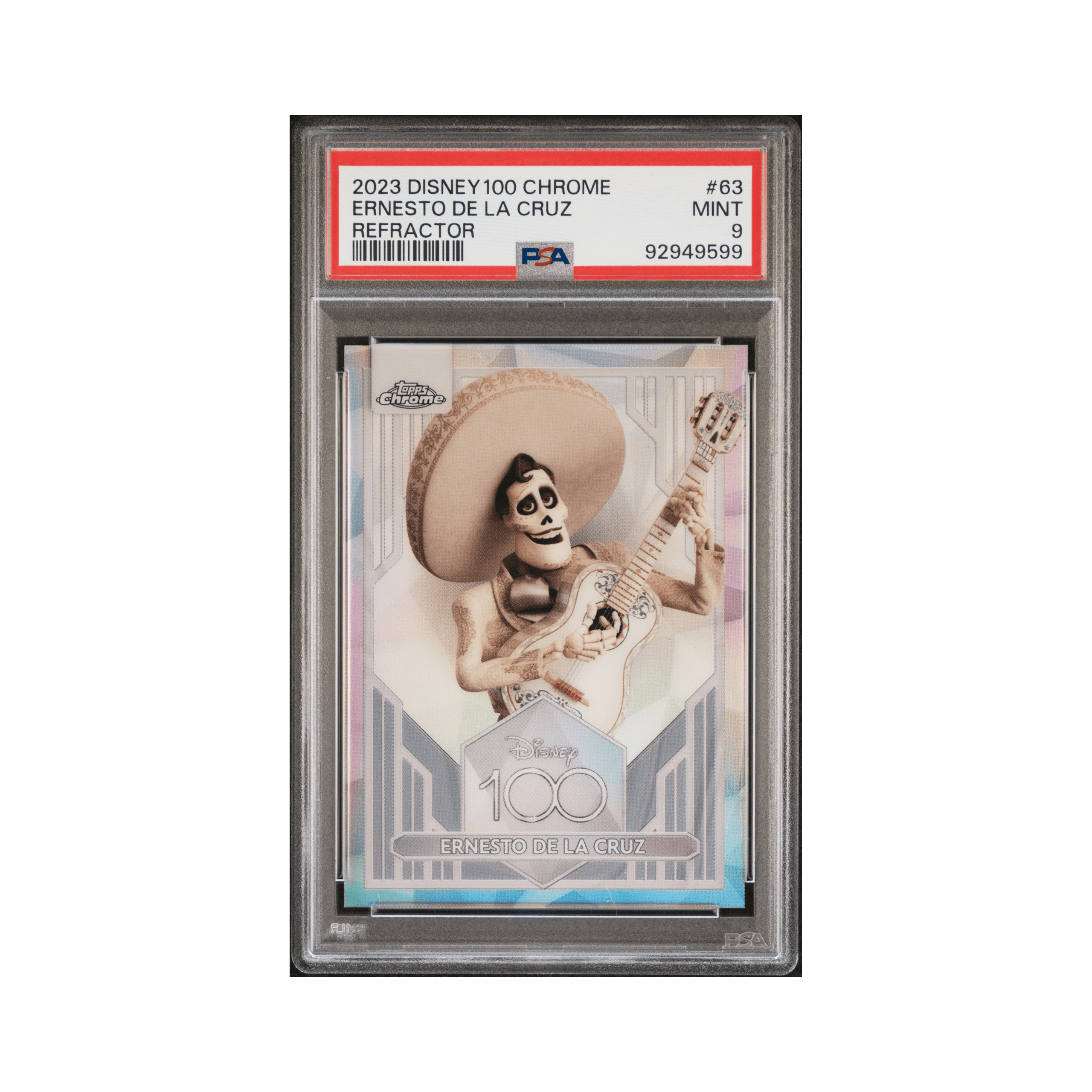 2023 TOPPS CHROME DISNEY100 #63 ERNESTO DE LA CRUZ REFRACTOR