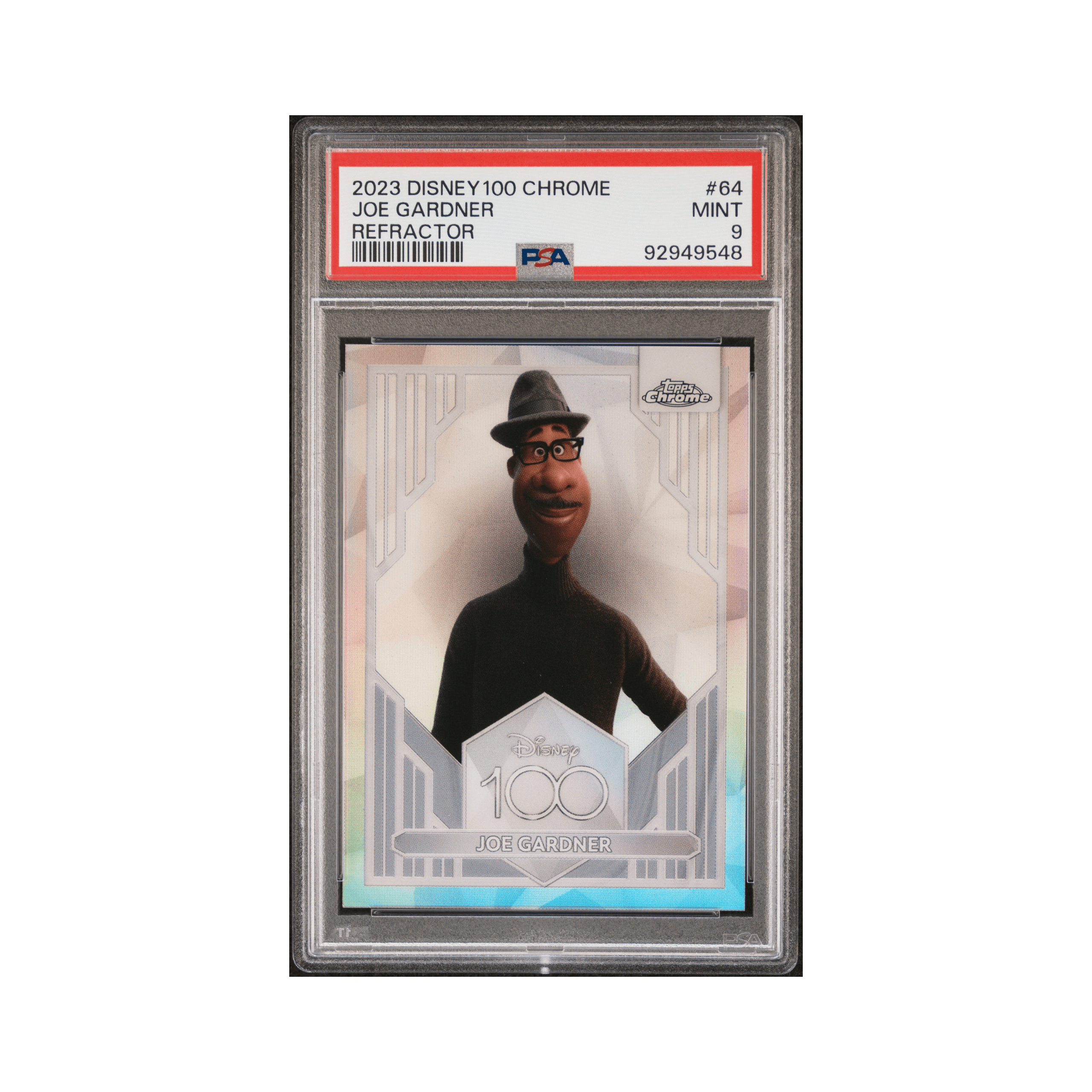 2023 TOPPS CHROME DISNEY100 #64 JOE GARDNER REFRACTOR
