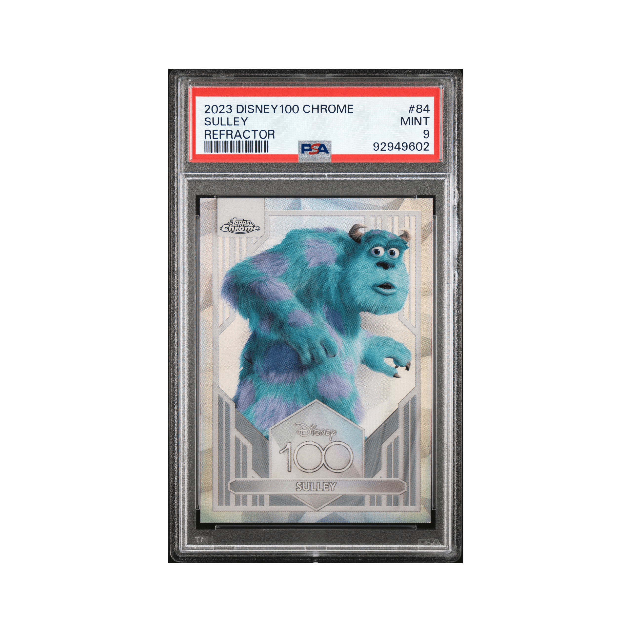 2023 TOPPS CHROME DISNEY100 #84 SULLEY REFRACTOR