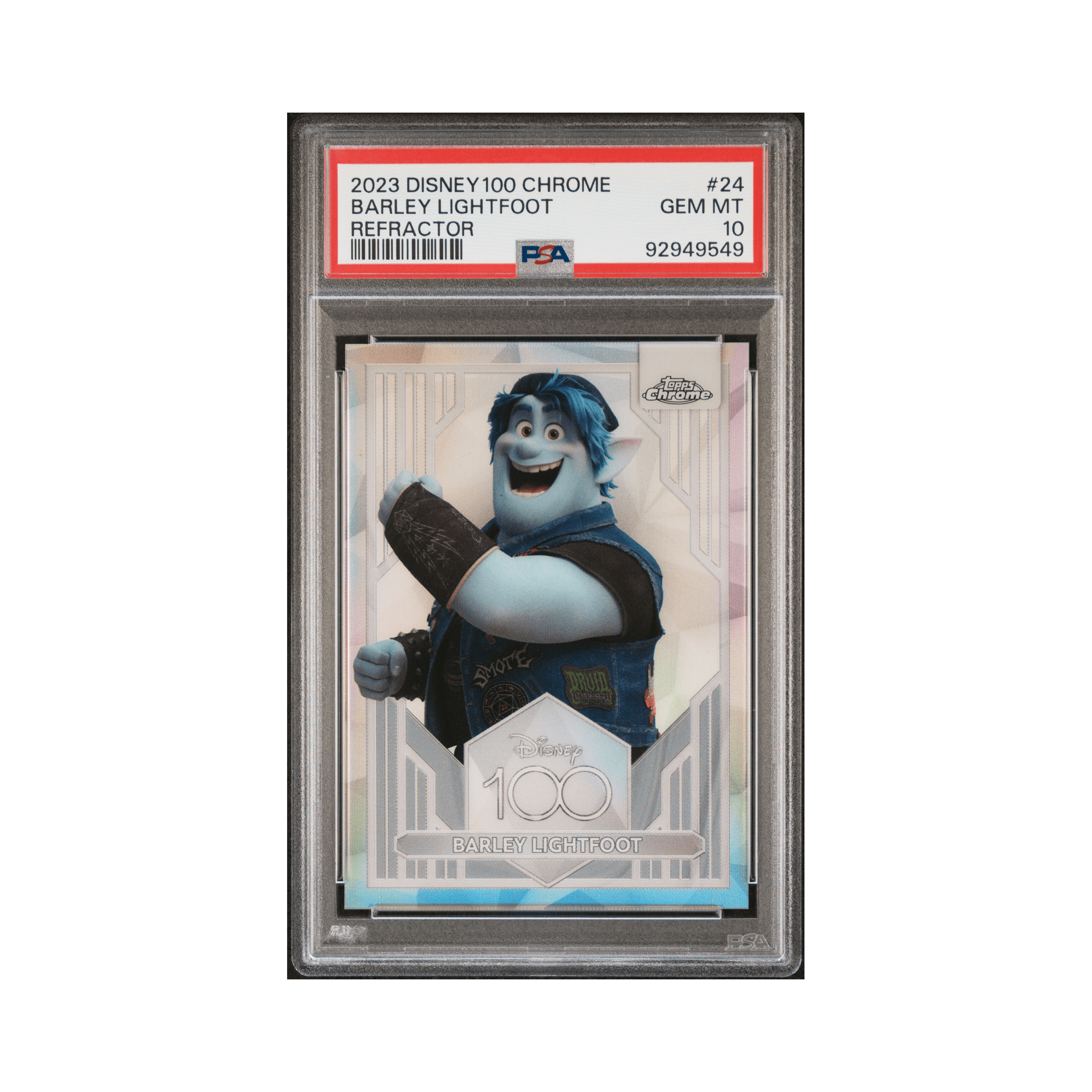 2023 TOPPS CHROME DISNEY100 #24 BARLEY LIGHTFOOT REFRACTOR