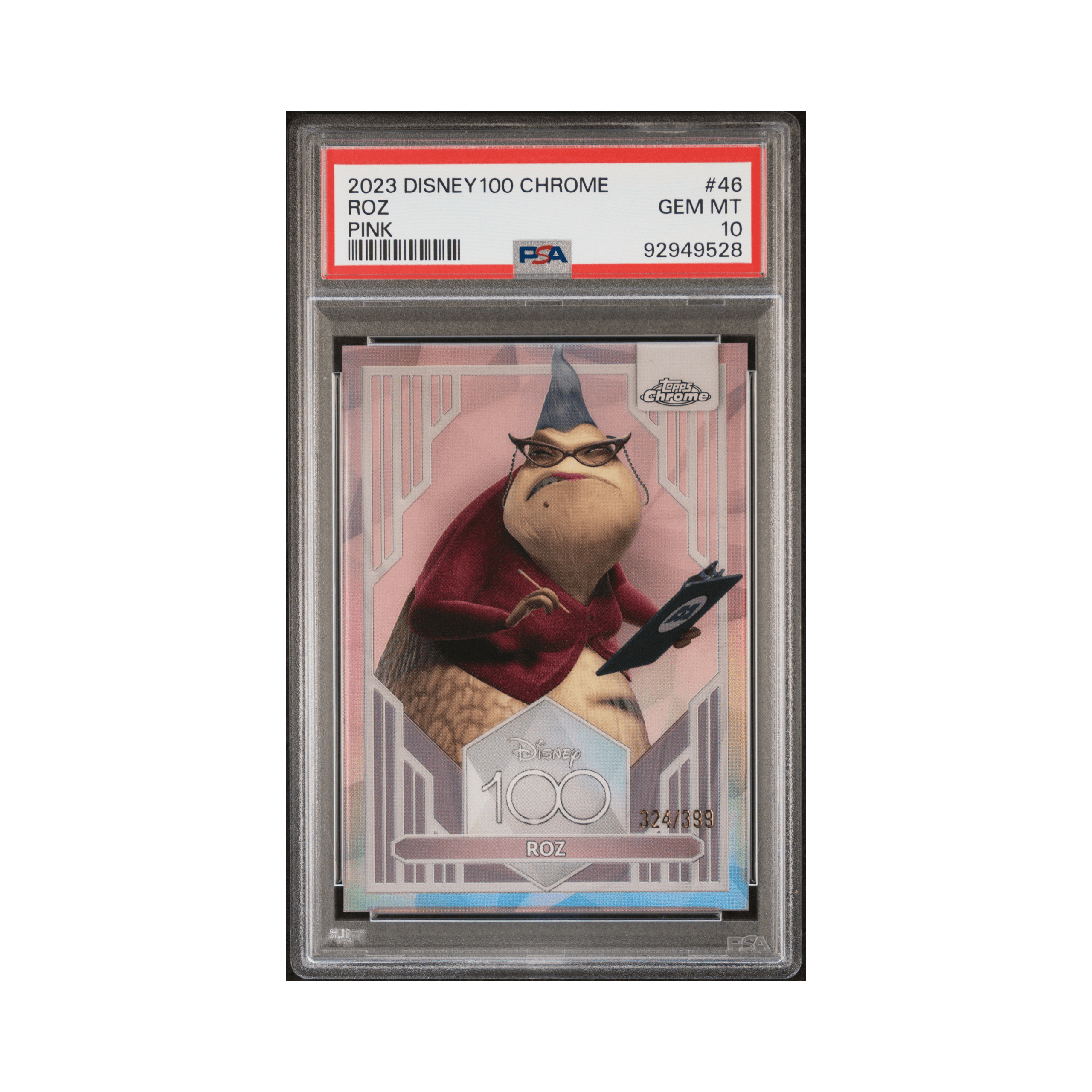 2023 TOPPS CHROME DISNEY100 #46 ROZ PINK REFRACTOR