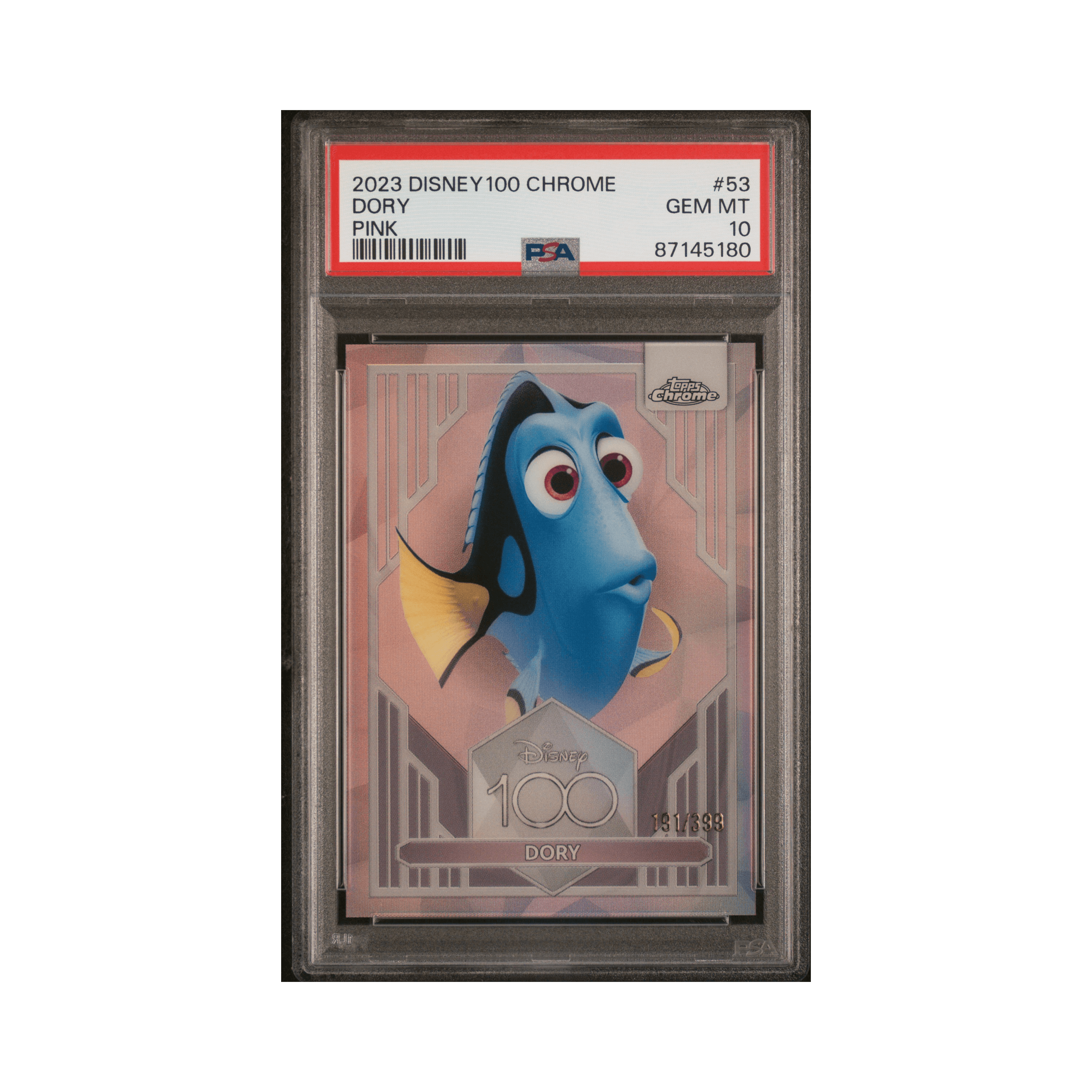 2023 TOPPS CHROME DISNEY100 #53 DORY PINK REFRACTOR2