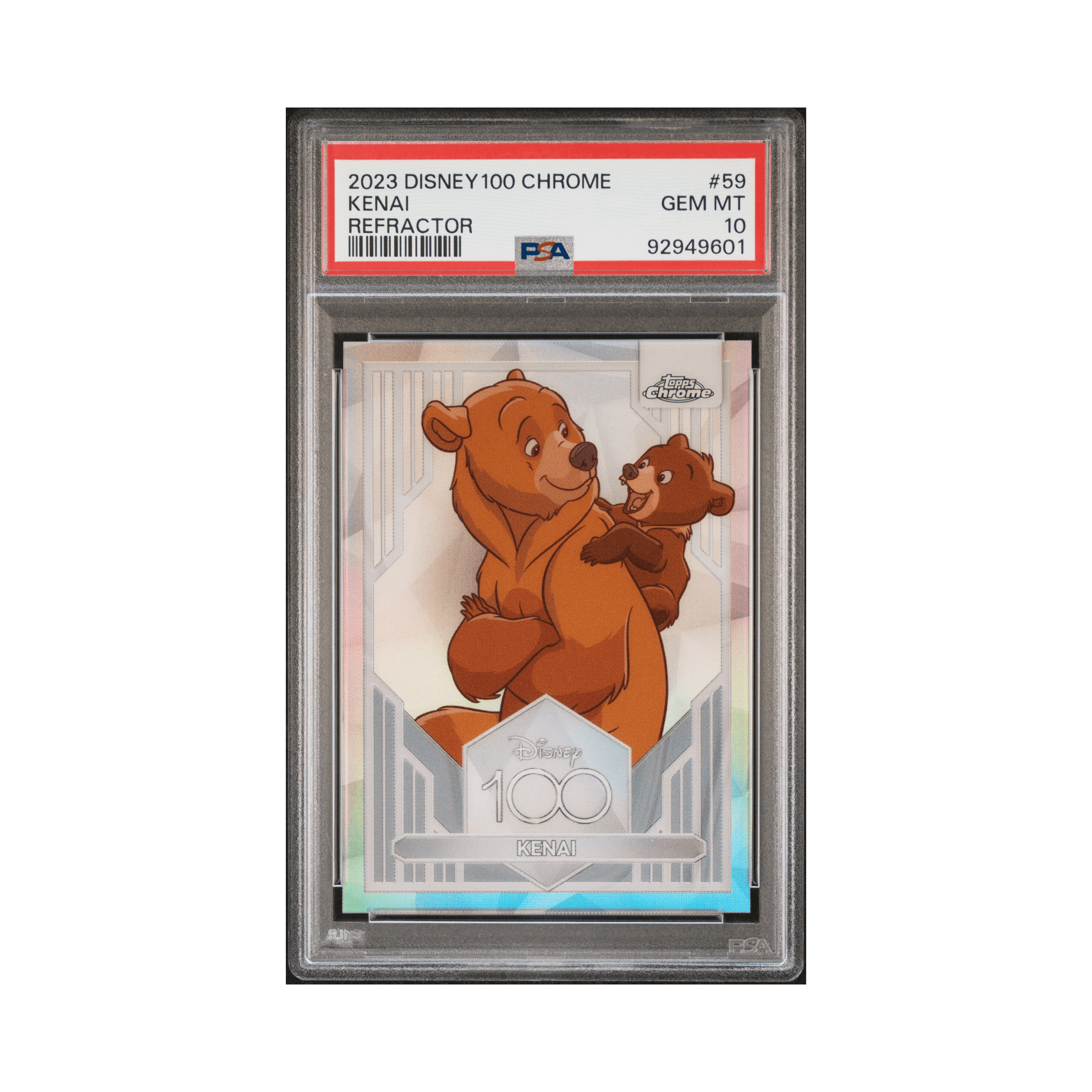 2023 TOPPS CHROME DISNEY100 #59 KENAI REFRACTOR