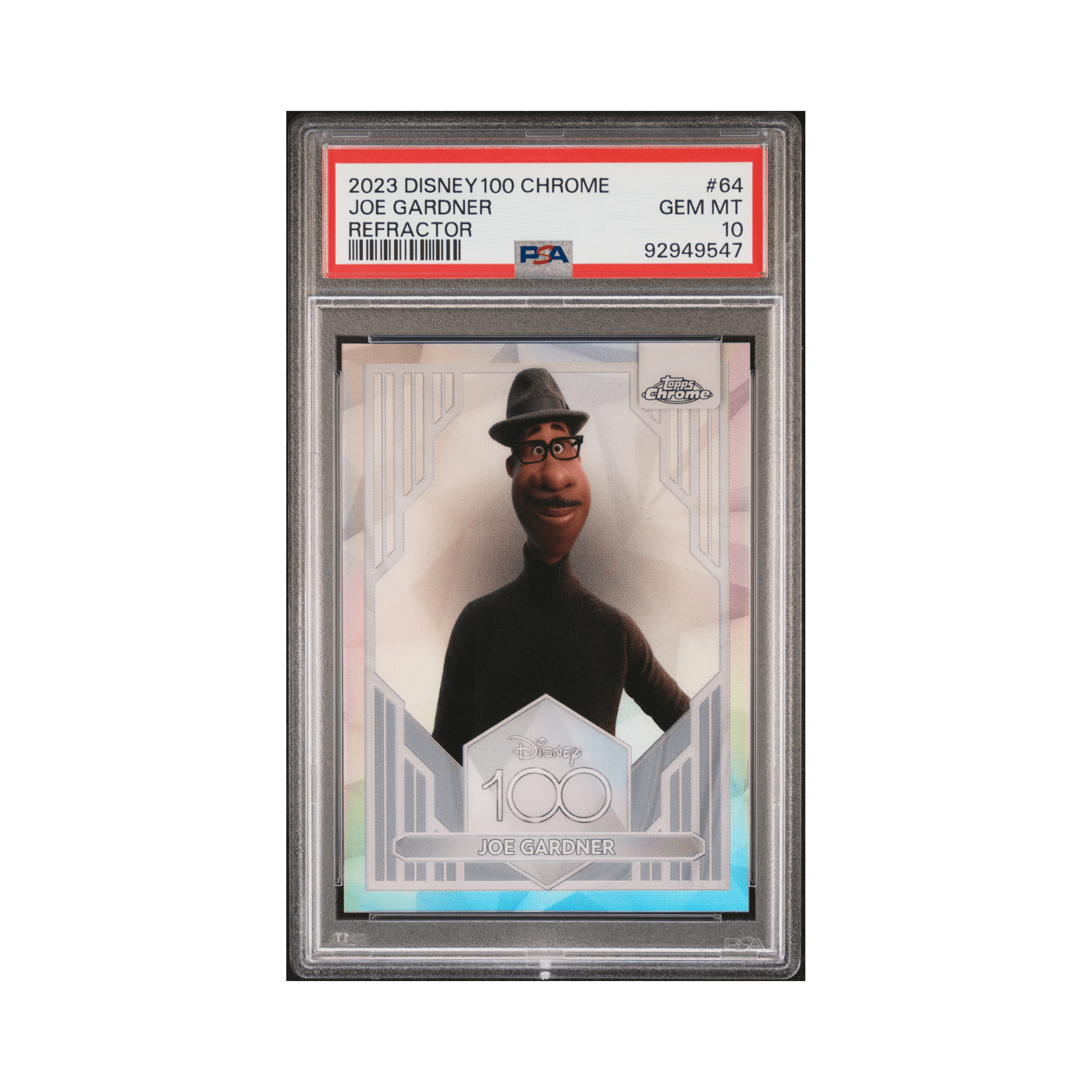2023 TOPPS CHROME DISNEY100 #64 JOE GARDNER REFRACTOR2